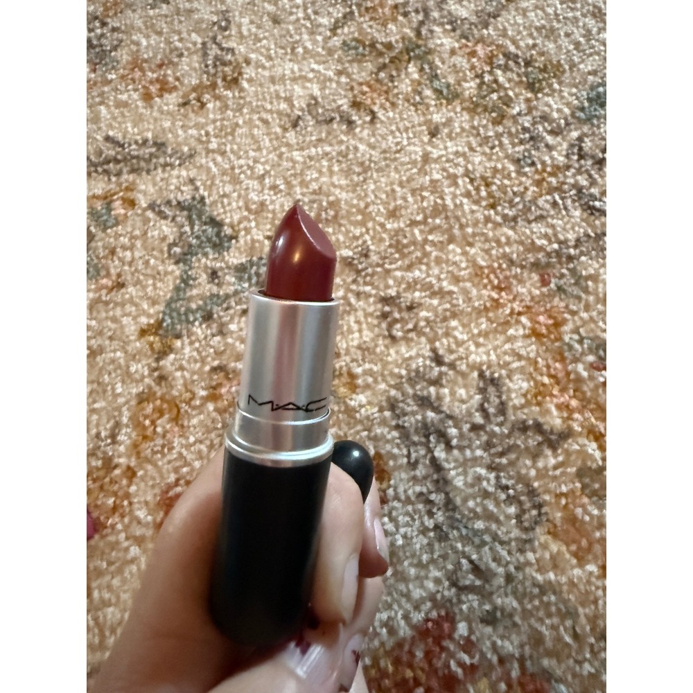MAC Cremesheen Lipstick Party Line Plum Red 3g 0.1oz New in Box Discontinued